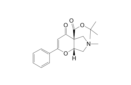 (4aS,7aR)-4-keto-6-methyl-2-phenyl-7,7a-dihydro-5H-pyrano[2,3-c]pyrrole-4a-carboxylic acid tert-butyl ester