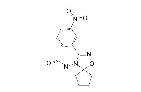N-[3-(3-nitrophenyl)-1-oxa-2,4-diazaspiro[4.4]non-2-en-4-yl]formamide