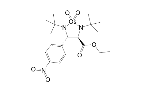 Ethyl trans-1,3-Bis(tert-butyl)-5-(4'-nitrophenyl)-2,2-dioxo-2-osma(IV)imidazolidine-4-carboxylate