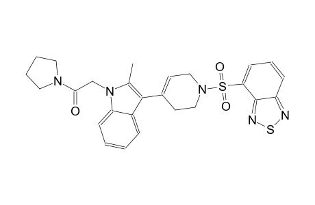 2,1,3-benzothiadiazole, 4-[(3,6-dihydro-4-[2-methyl-1-[2-oxo-2-(1-pyrrolidinyl)ethyl]-1H-indol-3-yl]-1(2H)-pyridinyl)sulfonyl]-