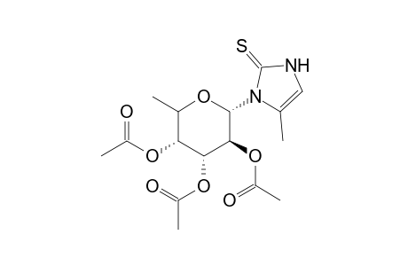 5-Methyl-1-(3',4',6'-tri-O-acetyl-2'-deoxy-.alpha.-D-arabinohexopyranosyl)-4-imidazoline-2-thione