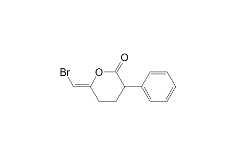 (6Z)-6-(bromanylmethylidene)-3-phenyl-oxan-2-one