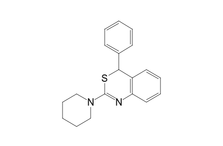 4-Phenyl-2-(piperidin-1-yl)-4H-3,1-benzothiazine