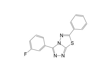 [1,2,4]triazolo[3,4-b][1,3,4]thiadiazole, 3-(3-fluorophenyl)-6-phenyl-