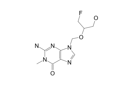 FMHPG;N-(1)-METHYL-9-[(3-FLUORO-1-HYDROXY-2-PROPOXY)-METHYL]-GUANINE