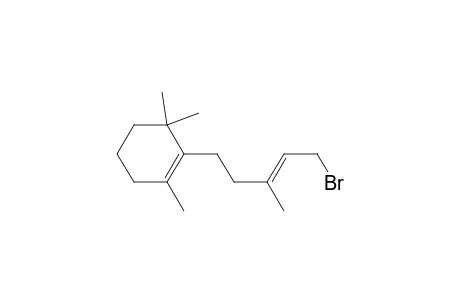 2-[(E)-5-bromanyl-3-methyl-pent-3-enyl]-1,3,3-trimethyl-cyclohexene
