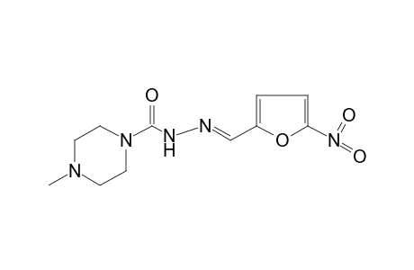 4-METHYL-1-PIPERAZINECARBOXYLIC ACID, (5-NITROFURFURYLIDENE)HYDRAZIDE
