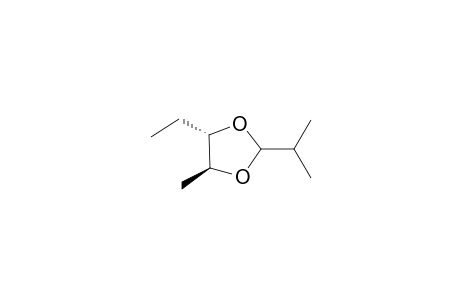 (2R/S,4S,5S)-4-Ethyl-5-methyl-2-(1-methylethyl)-1,3-dioxolane