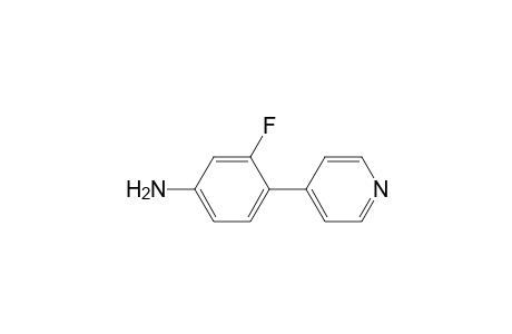 3-Fluoranyl-4-pyridin-4-yl-aniline