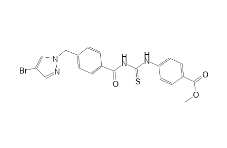 methyl 4-{[({4-[(4-bromo-1H-pyrazol-1-yl)methyl]benzoyl}amino)carbothioyl]amino}benzoate
