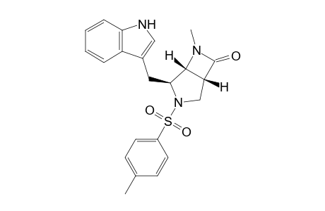 (1R,4S,5R)-4-(1H-Indol-3-ylmethyl)-6-methyl-3-[(4-methylphenyl)sulfonyl]-3,6-diazabicyclo[3.2.0]heptan-7-one