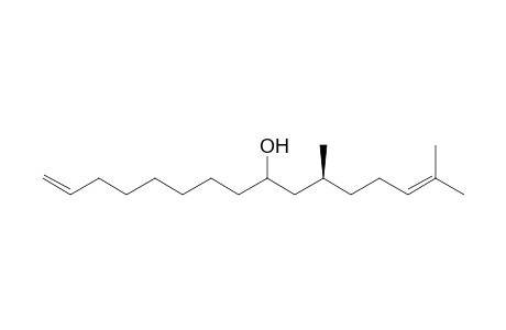 (6S)-2,6-dimethylhexadeca-2,15-dien-8-ol