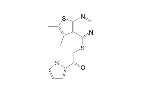 ethanone, 2-[(5,6-dimethylthieno[2,3-d]pyrimidin-4-yl)thio]-1-(2-thienyl)-