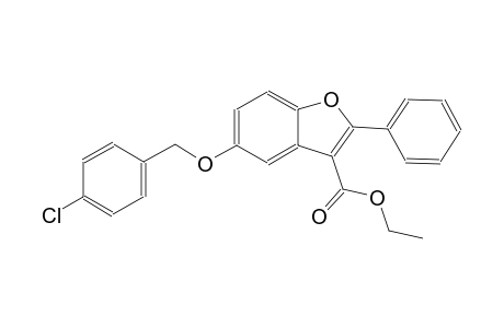 ethyl 5-[(4-chlorobenzyl)oxy]-2-phenyl-1-benzofuran-3-carboxylate