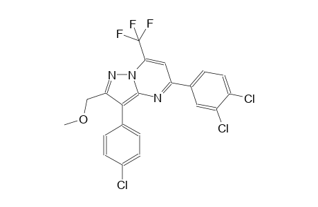 pyrazolo[1,5-a]pyrimidine, 3-(4-chlorophenyl)-5-(3,4-dichlorophenyl)-2-(methoxymethyl)-7-(trifluoromethyl)-