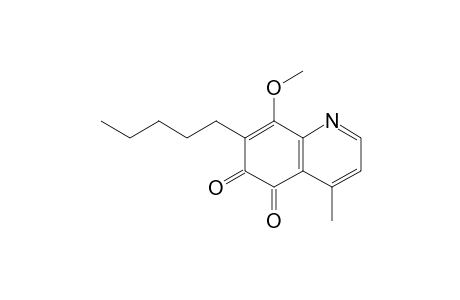 8-Methoxy-7-pentyl-4-methyl-5,6-quinolinedione