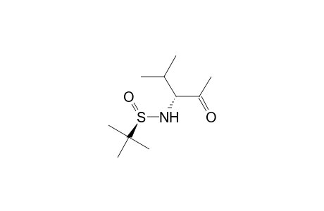 (R,RS)-N-(tert-Butylsulfinyl)-3-amino-4-methylpentan-2-one