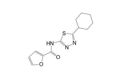 N-(5-cyclohexyl-1,3,4-thiadiazol-2-yl)-2-furamide