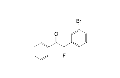 2-(5-bromo-2-methylphenyl)-2-fluoro-1-phenylethanone