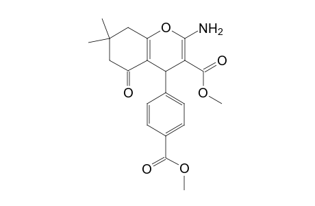 Methyl 4-(4-(methoxycarbonyl)phenyl)-2-amino-5,6,7,8-tetrahydro-7,7-dimethyl-5-oxo-4H-chromene-3-carboxylate