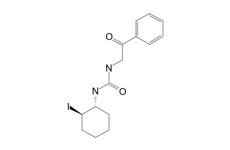 N-(trans-2-Iodocyclohexyl)-N'-phenacylurea