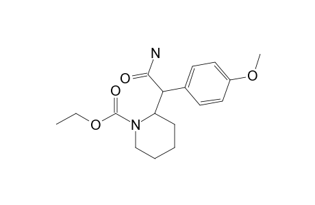ALPHA-(4-METHOXYPHENYL)-ALPHA-(1-ETHOXYCARBONYL-2-PIPERIDYL)-ACETAMIDE