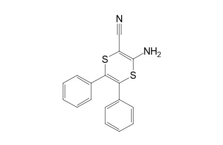1,4-Dithiin-2-carbonitrile, 3-amino-5,6-diphenyl-