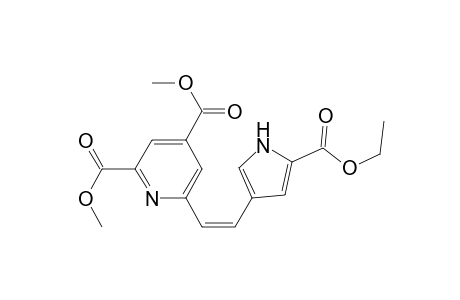 2,4-pyridinedicarboxylic acid, 6-(2-(5-(ethoxycarbonyl)-1H-pyrrolo-3-yl)ethenyl)-dimethyl ester, (Z)-