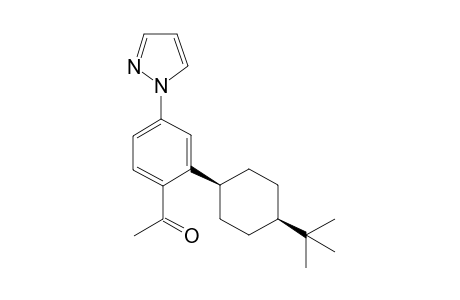 1-{2-[trans-4-(tert-Butyl)cyclohexyl]-4-(1H-pyrazol-1-yl)phenyl}ethan-1-one