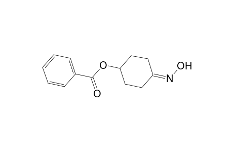 Cyclohexanone, 4-(benzoyloxy)-, oxime