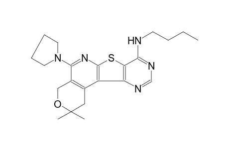 2H-pyrano[4'',3'':4',5']pyrido[3',2':4,5]thieno[3,2-d]pyrimidin-8-amine, N-butyl-1,4-dihydro-2,2-dimethyl-5-(1-pyrrolidinyl)-