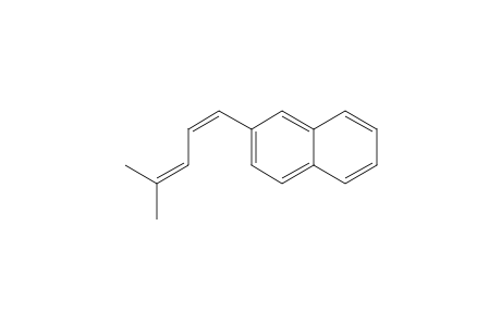 3-Naphthyl-4-methylpent-1,3-diene