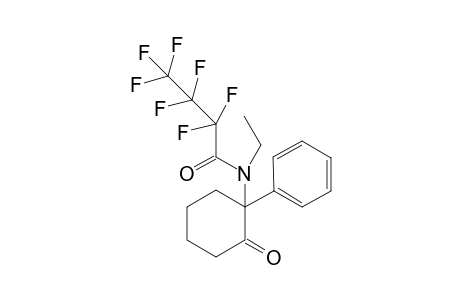 Deschloro-N-ethyl-ketamine HFB