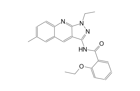 2-ethoxy-N-(1-ethyl-6-methyl-1H-pyrazolo[3,4-b]quinolin-3-yl)benzamide