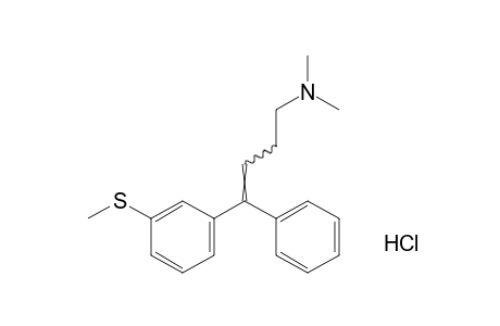 N,N-DIMETHYL-4-[m-(METHYLTHIO)PHENYL]-4-PHENYL-3-BUTENYLAMINE, HYDROCHLORIDE