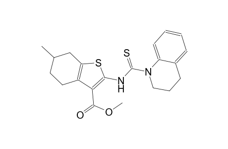 methyl 2-[(3,4-dihydro-1(2H)-quinolinylcarbothioyl)amino]-6-methyl-4,5,6,7-tetrahydro-1-benzothiophene-3-carboxylate