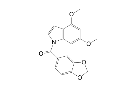 1,3-benzodioxol-5-yl-(4,6-dimethoxy-1-indolyl)methanone