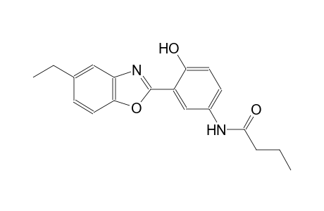 butanamide, N-[3-(5-ethyl-2-benzoxazolyl)-4-hydroxyphenyl]-
