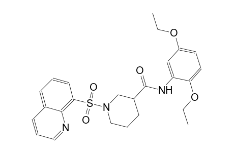 3-piperidinecarboxamide, N-(2,5-diethoxyphenyl)-1-(8-quinolinylsulfonyl)-