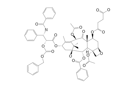 2'-O-[(BENZYLOXY)-CARBONYL]-7-O-HEMISUCCINYLPACLITAXEL