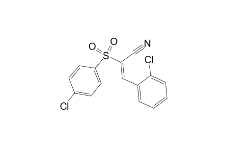 Propenenitrile, 3-(2-chlorophenyl)-2-(4-chlorophenylsulfonyl)-