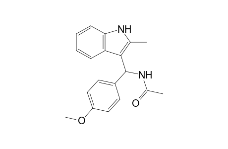 N-[(2-Methyl-1H-indol-3-yl)(4-methoxyphenyl)methyl]acetamide