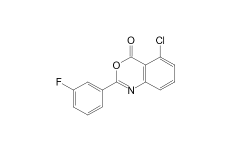 4H-3,1-Benzoxazin-4-one, 5-chloro-2-(3-fluorophenyl)-