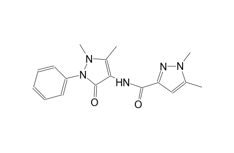 N-(1,5-dimethyl-3-oxo-2-phenyl-2,3-dihydro-1H-pyrazol-4-yl)-1,5-dimethyl-1H-pyrazole-3-carboxamide