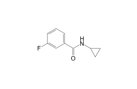 Benzamide, N-cyclopropyl-3-fluoro-
