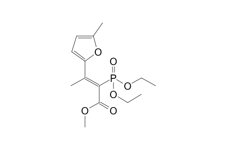 Methyl (2Z)-2-(diethoxyphosphoryl)-3-(5'-methyl-2'-furyl)but-2-enoate