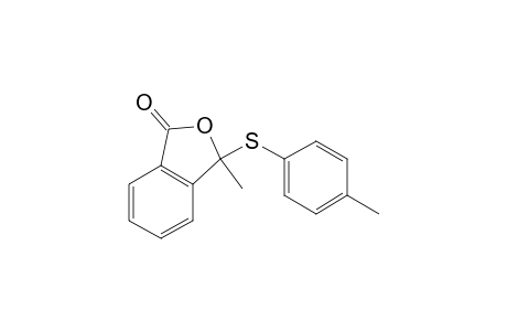 1(3H)-Isobenzofuranone, 3-methyl-3-[(4-methylphenyl)thio]-