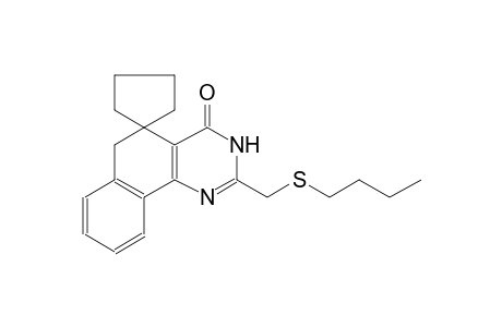 2-((butylthio)methyl)-3H-spiro[benzo[h]quinazoline-5,1'-cyclopentan]-4(6H)-one