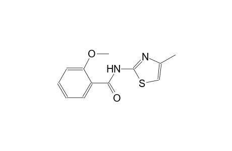 2-methoxy-N-(4-methyl-1,3-thiazol-2-yl)benzamide