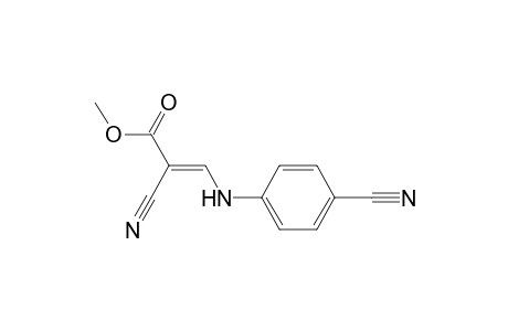 (E)-1-P-cyanoanilino-2-cyano-2-(methoxycarbonyl)ethene